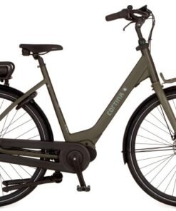 Vélo électrique de ville CORTINA E-Common 7v cadre bas vert