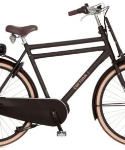 Vélo électrique de ville noir CORTINA E-U4 Moteur Central cadre haut