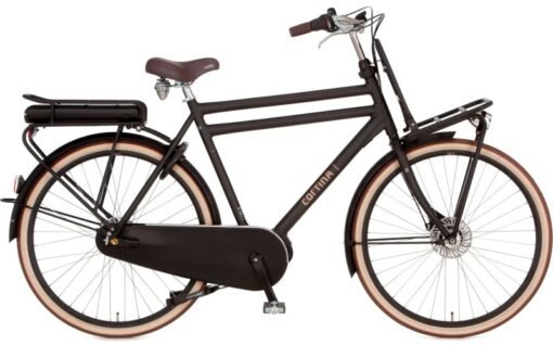 Vélo électrique de ville noir CORTINA E-U4 Moteur Central cadre bas – Image 3