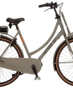 Vélo électrique hollandais de ville moteur pédalier CORTINA E-U4 Solid 7v cadre bas