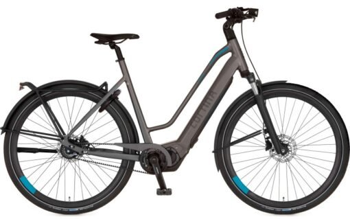 Vélo électrique performant CORTINA E-Silento Pro cadre bas bleu – Image 2