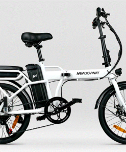 Vélo électrique pliable Kompact MoovWay blanc