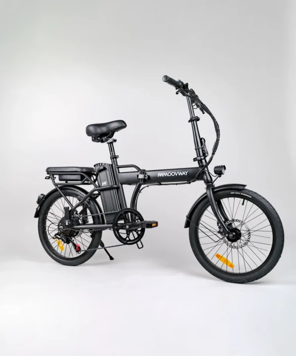 Vélo électrique pliable Kompact MoovWay blanc – Image 5