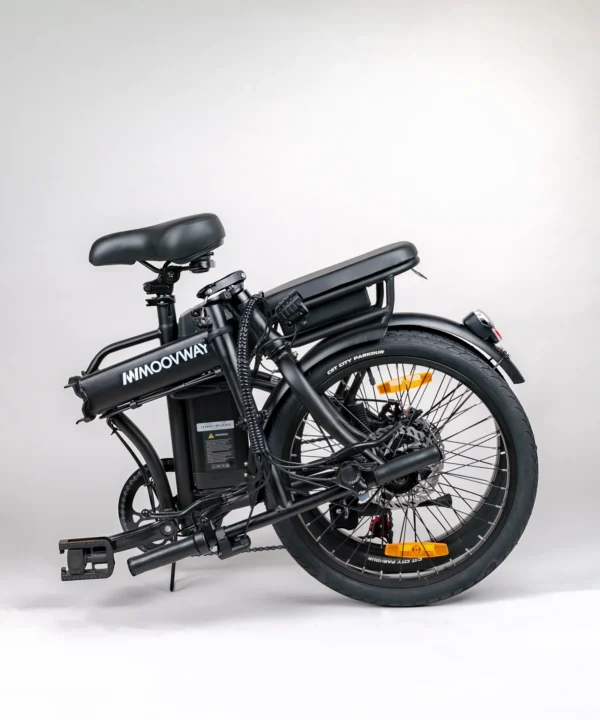 Vélo électrique pliable Kompact MoovWay blanc – Image 4