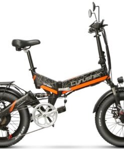 Vélo electrique pliant Cyrusher XF590 500W 10Ah orange
