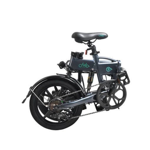 Vélo électrique pliant Fiido D2S avec amortisseur blanc – Image 3