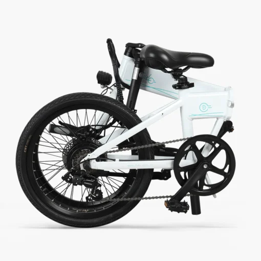 Vélo électrique pliant Fiido D4S blanc – Image 4