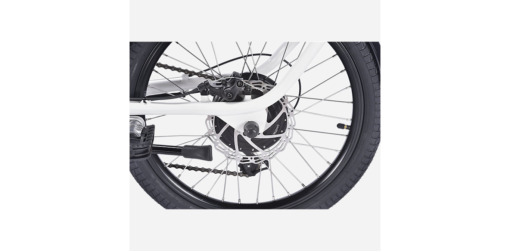 Vélo électrique pliant Nakamura E-FLEX 2.0 blanc – Image 4