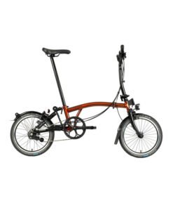Vélo pliant BROMPTON C Line Explore 2023 guidon high flame lacquer