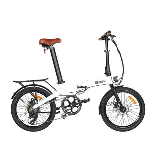 Vélo pliant électrique compact VENILU Vida blanc