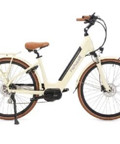 Vélo ville électrique BEAUFORT Babett 28" 468 Wh beige