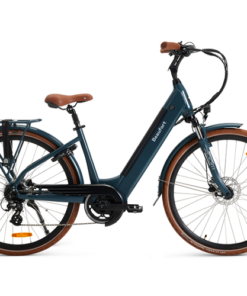 Vélo ville électrique BEAUFORT Babett 28" 468 Wh gris