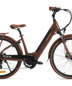 Vélo ville électrique BEAUFORT Bay 28" 630 Wh marron