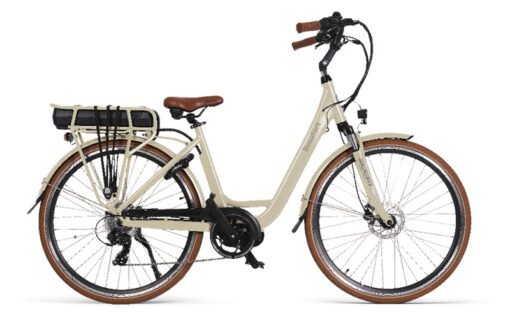Vélo ville électrique BEAUFORT Bea 28" bleu cadre homme – Image 3