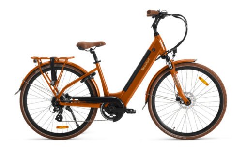 Vélo ville électrique BEAUFORT Betty 418 Wh 50 - 120 km orange