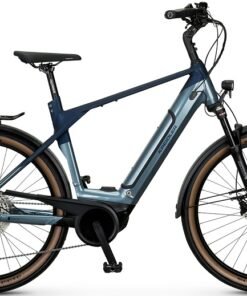 Vélos de trekking électrique Kreidler Vitality Eco 10 Sport Shimano Deore XT Diamant bleu