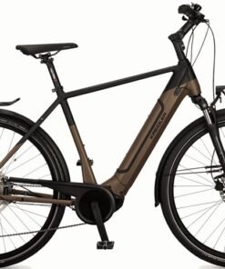 Vélos de trekking électrique Kreidler Vitality Eco 7 Sport CX+ Wave marron