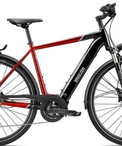 Vélos de trekking électriques Breezer Powertrip Evo 2.1+ rouge/noir