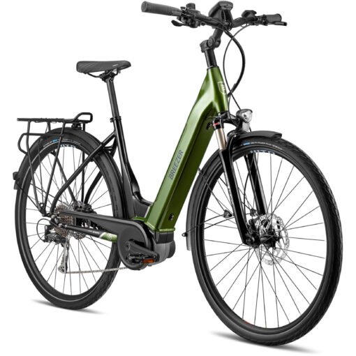 Vélos de trekking électriques Breezer Powertrip Evo 2.3+ LS vert/noir – Image 3