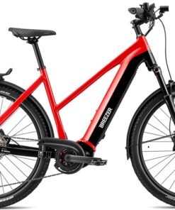 Vélos de trekking électriques Breezer Powerwolf Evo 1.1+ SM ST rouge