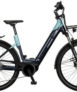 Vélos de trekking électriques Kreidler Vitality Eco 10 Cross Wave bleu