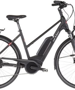 Vélos de trekking électriques Ortler Bergen Trapèze noir