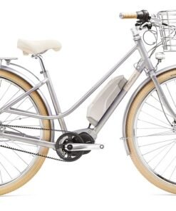 Vélos de ville électriques Creme Eve 'E 5 Femme gris