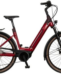 Vélos de ville électriques Kreidler Vitality Eco 10 Sport Shimano Deore XT Wave rouge