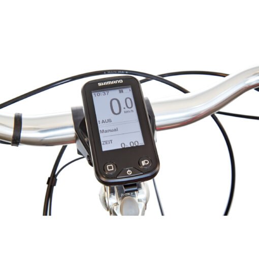 Vélos de ville électriques Ortler E-Summerfield Trapèze 7 vitesses rouge – Image 3