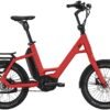 Vélos de ville électriques QiO EINS P-5 Nexus LL 20" rouge