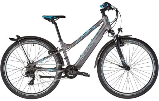 Vélos électriques enfant s'cool e-troX Bafang 26 7-S Enfant gris