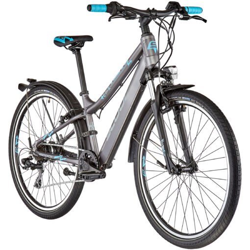Vélos électriques enfant s'cool e-troX Bafang 26 7-S Enfant gris – Image 2