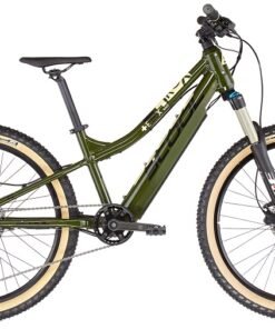 Vélos électriques enfant s'cool e-troX Race 24 9-S Enfant olive