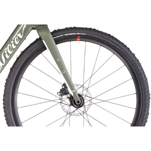 Vélos gravel électriques Wilier Jena Hybrid olive/blanc – Image 4