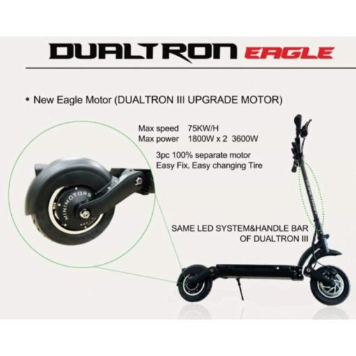 Trottinette Bimoteur Dualtron Eagle 60V 18Ah – Image 2