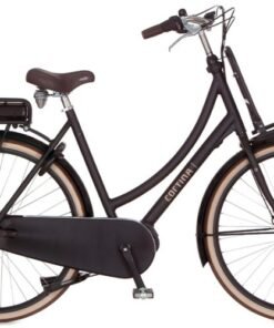 Vélo hollandais électrique ville CORTINA E-U4 8v Batterie 300Wh 28" M/50 (de 1m65 à 1m77) Bas jusqu'à 140km