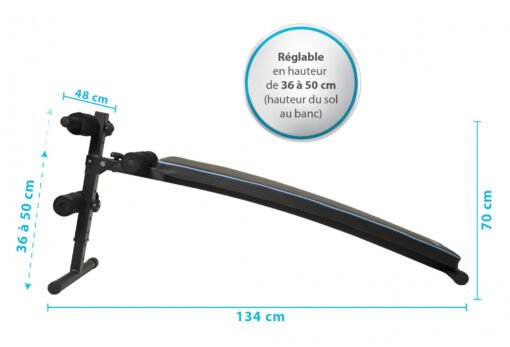 BANC DE MUSCULATION APOLLON APPAREIL DE FITNESS MULTIFONCTION AVEC HAUTEUR D'INCLINAISON RÉGLABLE – Image 8