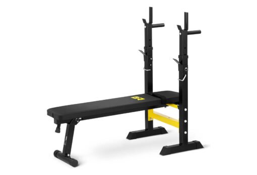 BANC DE MUSCULATION MULTIFONCTION AVEC SUPPORT DE BARRE