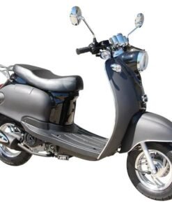 BENZHOU - EURO 5 - Scooter rétro - 50cc - 4T - Noir Mat et Brillant + Carte Grise ( SIV)