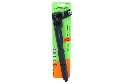 BEQUILLE VELO LATERALE URSUS KAISER NOIRE 26-28 REGLABLE RENFORCE - SUPPORT 55KGS (LIVRE SUR CARTE) – Image 3