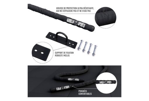 CORDE ONDULATOIRE | BATTLE ROPE | 6 VARIANTES – Image 4