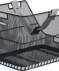 PANIER ARRIÈRE CARTABLE VÉLO BASIL NOIR