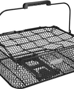PANIER ARRIÈRE ELECTRA NID D'ABEILLE NOIR