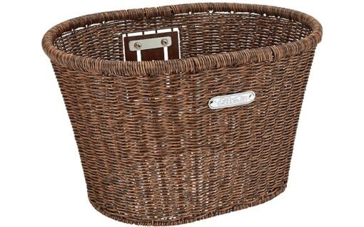 PANIER EN PLASTIQUE TISSÉ ELECTRA MARRON