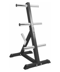 RACK DE RANGEMENT POUR POIDS OLYMPIQUES 4 NIVEAUX 50/51MM NOIR