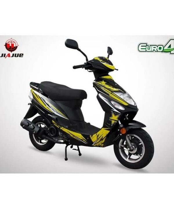Scooter 50cc 4T SPIRO 50 JIAJUE Jaune