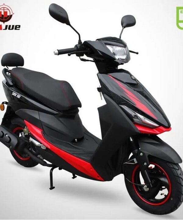Scooter 50cc 4T SRX 50 JIAJUE Noir - Rouge