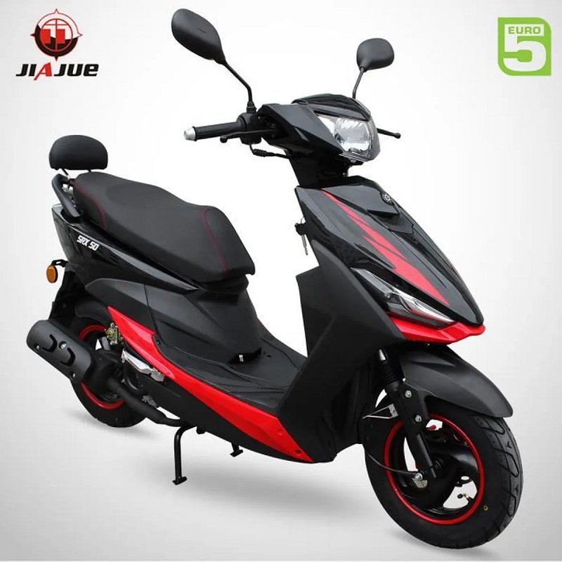 Scooter 50cc 4T SRX 50 JIAJUE Noir - Rouge