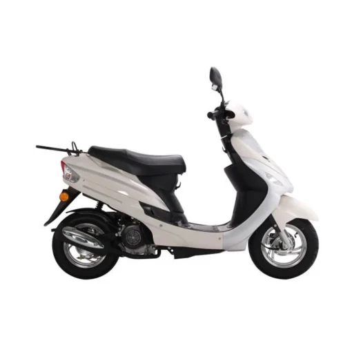 Scooter Euro5 Urban Star 4T - 50 cc - blanc et argent – Image 3