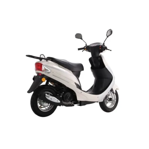 Scooter Euro5 Urban Star 4T - 50 cc - blanc et argent – Image 5